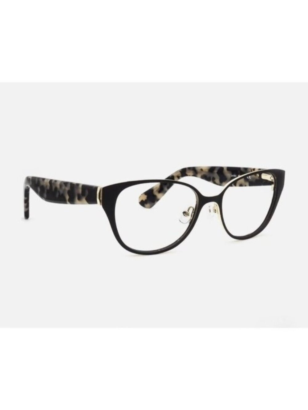 Kate Spade New York NIB Jaydee Cat Eye Eyeglasses Black Gold Tortoise Frame - Picture 4 of 6
